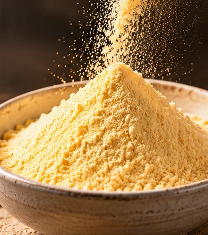 Egg powder, close-up